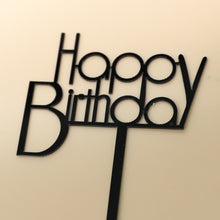 Load image into Gallery viewer, 10Pcs/Pack Acrylic Cake Toppers Happy Birthday Cake Toppers For Womens Mens Kids Birthday Party Decor Baby Shower Supplies Tools