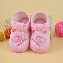 Load image into Gallery viewer, Newborn Baby Girl Soft Sole Crib Toddler Shoes Canvas Sneaker Toddler Zapatos Baby Boy Shoes Sneakers Canvas Sneaker
