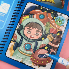 Load image into Gallery viewer, Montessori Toys Reusable Coloring Book Magic Water Drawing Book Painting Drawing Toys Sensory Early Education Toys for Kids