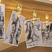Load image into Gallery viewer, Photo Clip Light Banner Wedding Decoration Birthday Party Decor Kids Girl Boy Baby Shower Banner Christmas Decoration 2023