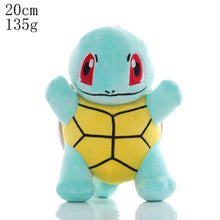 Load image into Gallery viewer, Pokemon Plush Toy Pikachu Stuffed Eevee Charmander Squirtle Charizard Blastoise Bulbasaur Anime Figure Doll Baby Christmas Gift