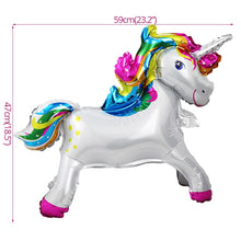Load image into Gallery viewer, WEIGAO Unicorn Decoration Birthday Party Decor Kids Unicorn Disposable Tableware set Baby Shower Girl Birthday Party Supplies