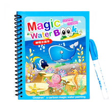 Load image into Gallery viewer, Montessori Toys Reusable Coloring Book Magic Water Drawing Book Painting Drawing Toys Sensory Early Education Toys for Kids