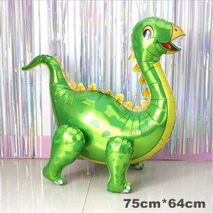 Large 4D Walking Dinosaur Foil Balloons , Children &#39;s Animal Toys , Birthday Party , Baby Shower Decoration