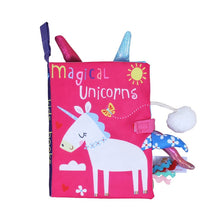Load image into Gallery viewer, 0-36M Baby Early Learning Toy Tail Cloth Book Parent-child Interactive Sound Paper Puzzle Cloth Book Rattle