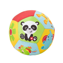 Load image into Gallery viewer, Baby Toys 0 12 Months Soft Cloth Rattle Ball Stuffed Baby Play Ball with Bell Cartoon Animals Interactive Toys Educational Toys