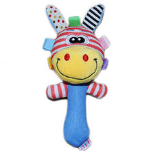 Load image into Gallery viewer, Baby Toys 0 6 12 Months Cute Stuffed Animals Baby Rattle Socks Wrist Baby Rattles Newborn Toys Make Sounds Games For Babies