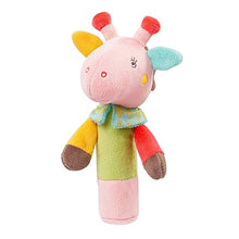 Load image into Gallery viewer, Baby Toys 0 12 Months Soft Cloth Rattle Ball Stuffed Baby Play Ball with Bell Cartoon Animals Interactive Toys Educational Toys