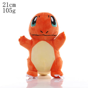 Pokemon Plush Toy Pikachu Stuffed Eevee Charmander Squirtle Charizard Blastoise Bulbasaur Anime Figure Doll Baby Christmas Gift