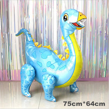 Load image into Gallery viewer, Large 4D Walking Dinosaur Foil Balloons , Children &#39;s Animal Toys , Birthday Party , Baby Shower Decoration