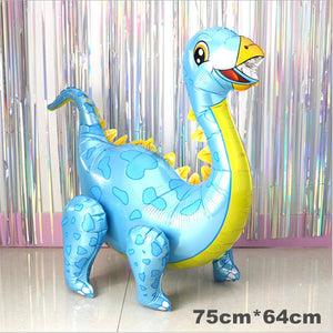 Large 4D Walking Dinosaur Foil Balloons , Children &#39;s Animal Toys , Birthday Party , Baby Shower Decoration