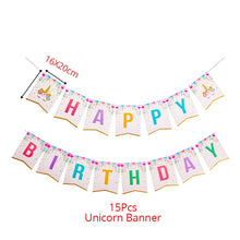 Load image into Gallery viewer, WEIGAO Unicorn Decoration Birthday Party Decor Kids Unicorn Disposable Tableware set Baby Shower Girl Birthday Party Supplies