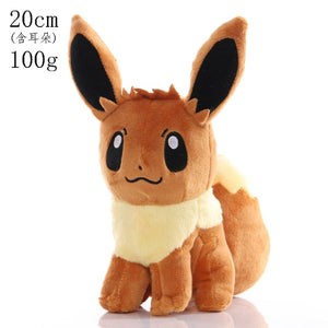 Pokemon Plush Toy Pikachu Stuffed Eevee Charmander Squirtle Charizard Blastoise Bulbasaur Anime Figure Doll Baby Christmas Gift