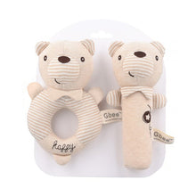 Load image into Gallery viewer, Newborn Baby Rattles Rabbit Bear Grab Ability Training Toys Infant Stroller Bed Hanging Bell Plush Dolls игрушки для детей