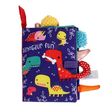Load image into Gallery viewer, 0-36M Baby Early Learning Toy Tail Cloth Book Parent-child Interactive Sound Paper Puzzle Cloth Book Rattle