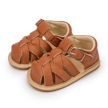Load image into Gallery viewer, KIDSUN Baby Summer Sandals Infant Boy Girl Shoes Rubber Soft Sole Non-Slip Toddler First Walker Baby Crib Newborn