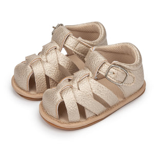 KIDSUN Baby Summer Sandals Infant Boy Girl Shoes Rubber Soft Sole Non-Slip Toddler First Walker Baby Crib Newborn