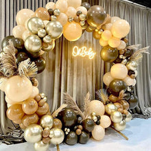 Load image into Gallery viewer, Apricot Coffee Brown Balloon Garland Arch Kit Wedding Birthday Party Decoration Kids Latex Balloon Globos Baby Shower Decor