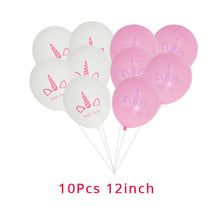 Load image into Gallery viewer, WEIGAO Unicorn Decoration Birthday Party Decor Kids Unicorn Disposable Tableware set Baby Shower Girl Birthday Party Supplies