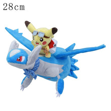 Load image into Gallery viewer, Pokemon Plush Toy Pikachu Stuffed Eevee Charmander Squirtle Charizard Blastoise Bulbasaur Anime Figure Doll Baby Christmas Gift