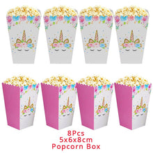 Load image into Gallery viewer, WEIGAO Unicorn Decoration Birthday Party Decor Kids Unicorn Disposable Tableware set Baby Shower Girl Birthday Party Supplies