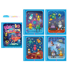 Load image into Gallery viewer, Montessori Toys Reusable Coloring Book Magic Water Drawing Book Painting Drawing Toys Sensory Early Education Toys for Kids