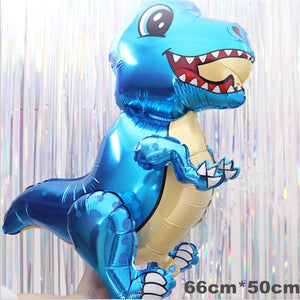 Large 4D Walking Dinosaur Foil Balloons , Children &#39;s Animal Toys , Birthday Party , Baby Shower Decoration