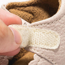 Load image into Gallery viewer, KIDSUN Newborn Baby Shoes Stripe PU Leather Boy Girl Shoes  Toddler Rubber Sole Anti-slip First Walkers Infant Moccasins