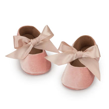 Load image into Gallery viewer, Baby Girl Princess Shoes Toddler Non-slip Flat Soft-sole Cotton Rubber Crib Lovely Butterfly-knot Infant First Walkers 0-18m