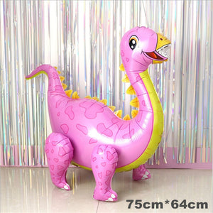 Large 4D Walking Dinosaur Foil Balloons , Children &#39;s Animal Toys , Birthday Party , Baby Shower Decoration