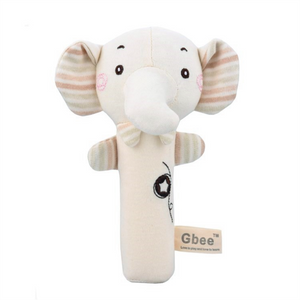 Newborn Baby Rattles Rabbit Bear Grab Ability Training Toys Infant Stroller Bed Hanging Bell Plush Dolls игрушки для детей