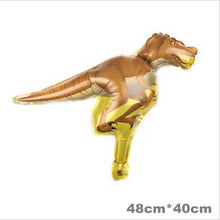 Load image into Gallery viewer, Large 4D Walking Dinosaur Foil Balloons , Children &#39;s Animal Toys , Birthday Party , Baby Shower Decoration