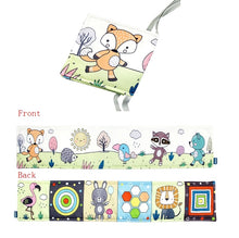 Load image into Gallery viewer, Sensory Cloth Book High Contrast Baby Toys 0 12 Months Newborn Crib Toys Black and White Animal Cloth Books Montessori Baby Book