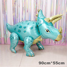 Load image into Gallery viewer, Large 4D Walking Dinosaur Foil Balloons , Children &#39;s Animal Toys , Birthday Party , Baby Shower Decoration