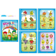 Load image into Gallery viewer, Montessori Toys Reusable Coloring Book Magic Water Drawing Book Painting Drawing Toys Sensory Early Education Toys for Kids