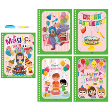 Load image into Gallery viewer, Montessori Toys Reusable Coloring Book Magic Water Drawing Book Painting Drawing Toys Sensory Early Education Toys for Kids