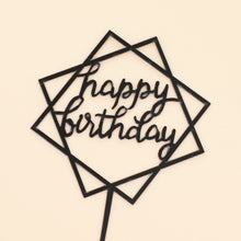 Load image into Gallery viewer, 10Pcs/Pack Acrylic Cake Toppers Happy Birthday Cake Toppers For Womens Mens Kids Birthday Party Decor Baby Shower Supplies Tools