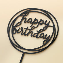 Load image into Gallery viewer, 10Pcs/Pack Acrylic Cake Toppers Happy Birthday Cake Toppers For Womens Mens Kids Birthday Party Decor Baby Shower Supplies Tools
