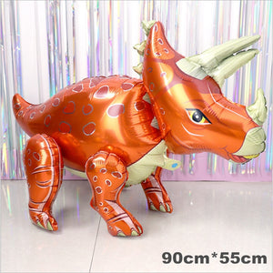 Large 4D Walking Dinosaur Foil Balloons , Children &#39;s Animal Toys , Birthday Party , Baby Shower Decoration