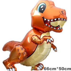 Large 4D Walking Dinosaur Foil Balloons , Children &#39;s Animal Toys , Birthday Party , Baby Shower Decoration
