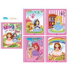 Load image into Gallery viewer, Montessori Toys Reusable Coloring Book Magic Water Drawing Book Painting Drawing Toys Sensory Early Education Toys for Kids