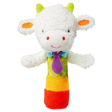 Load image into Gallery viewer, Baby Toys 0 12 Months Soft Cloth Rattle Ball Stuffed Baby Play Ball with Bell Cartoon Animals Interactive Toys Educational Toys