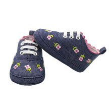 Load image into Gallery viewer, Baby Girl Shoes White Lace Floral Embroidered Soft Shoes Prewalker Walking Toddler Kids Shoes First Walker free shipping