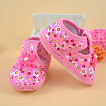 Load image into Gallery viewer, Newborn Baby Girl Soft Sole Crib Toddler Shoes Canvas Sneaker Toddler Zapatos Baby Boy Shoes Sneakers Canvas Sneaker