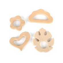 Load image into Gallery viewer, 1pcs Wooden Baby Teether Animal BPA Free DIY Pacifier Chain Necklace Accessories Tooth Pendant Nursing Teether Toys Gift