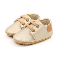 Load image into Gallery viewer, New Baby Shoes Retro Leather Boy Girl Shoes Multicolor Toddler Rubber Sole Anti-slip First Walkers Infant Newborn Moccasins