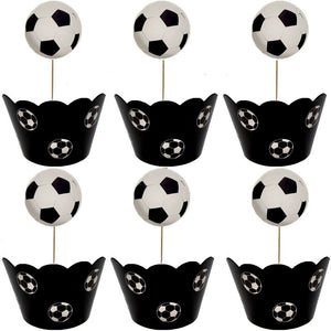 Football Theme Disposable Tableware Set  Sport Boy Birthday Party Baby Shower Cake Decor Supplies Soccer Pattern Cup Plate Straw