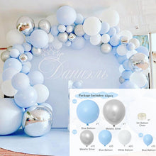 Load image into Gallery viewer, Blue Metallic Balloons Garland Kit Gold Confetti Balloon Arch Birthday Party Decoration Kids Wedding Birthday Baby Shower Boy