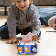 Load image into Gallery viewer, Montessori Toys Magic Tissue Box Baby Educational Learning Activity Sensory Toy for Kids Finger Exercise Busy Board Baby Game