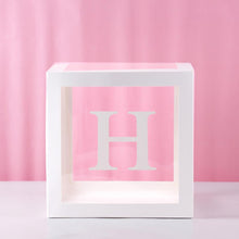 Load image into Gallery viewer, Transparent Alphabet Balloon Box Wedding Baby Shower Boy Girl Decoration Birthday Party Kids Baby Shower 1st Birthday Decor